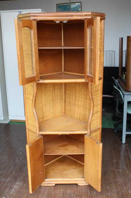 木製コーナーシェルフ 3段 五角形 木製コーナーシェルフ 3段 五角形